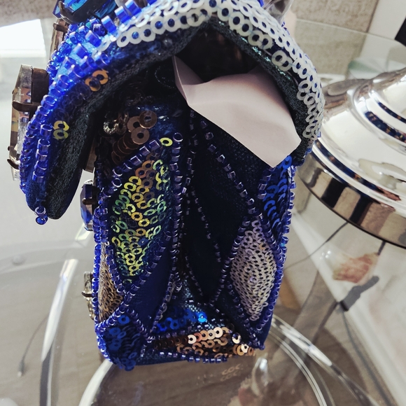 Kurt Geiger Multicolor Sequin Clutch - Picture 8 of 11